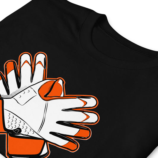 BallerTee Baltimore Baseball Birdland graphic t-shirt, black, front view
