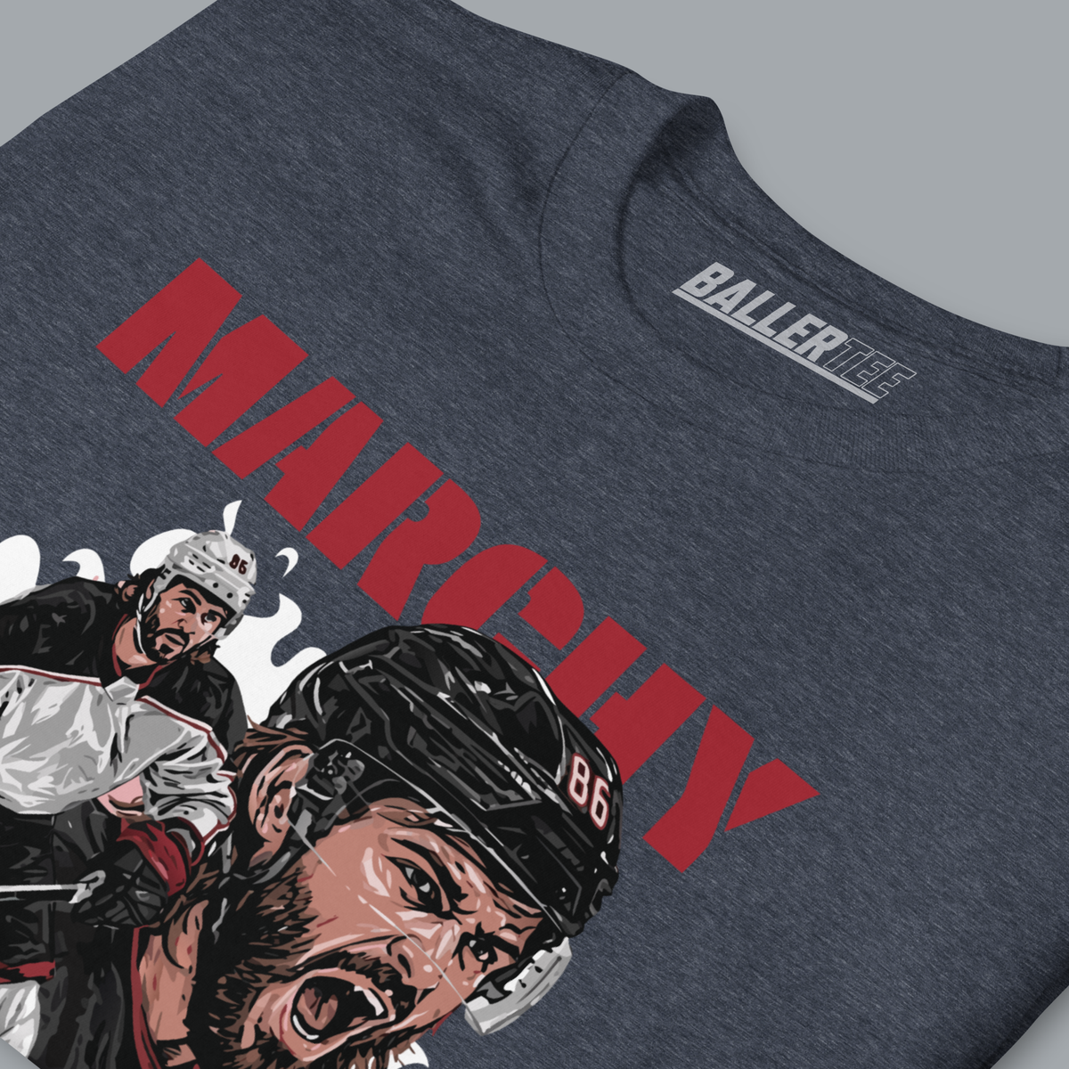 Kirill Marchenko Columbus Blue Jackets Marchy Madness hockey T-shirt