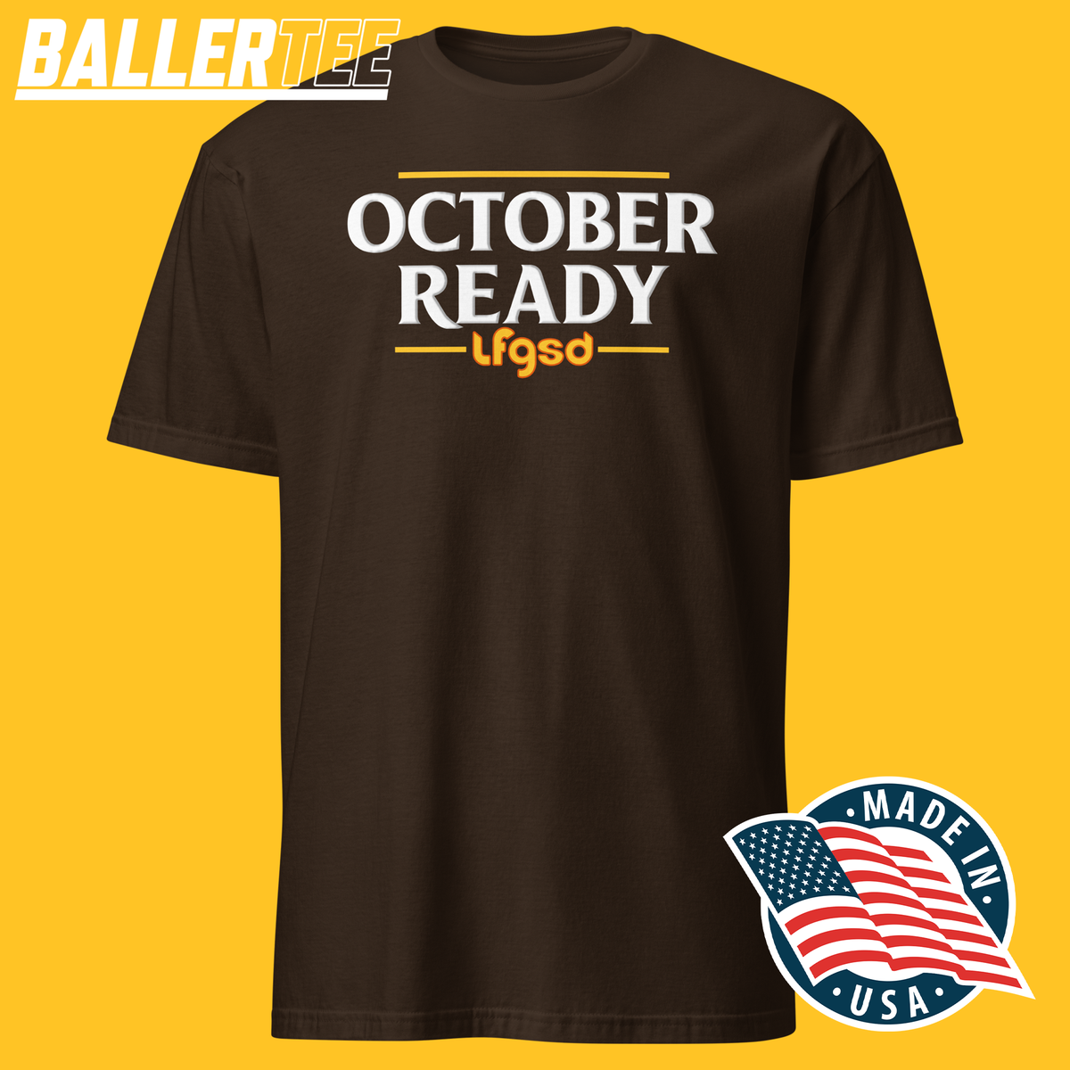 San Diego Padres October Ready graphic T-shirt, front view