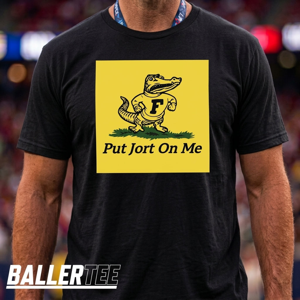 Put Jort On Me Florida Gators T-shirt in Black