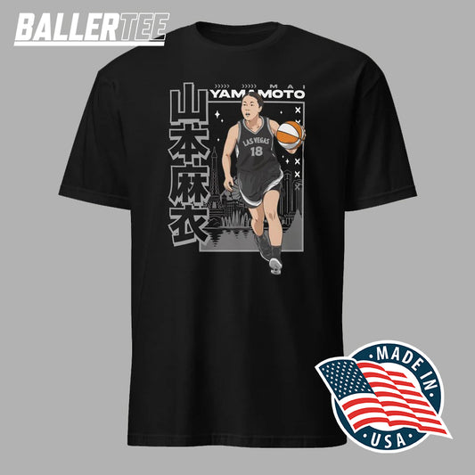 Mai Yamamoto Las Vegas Aces Basketball Anime T-Shirt – BallerTee