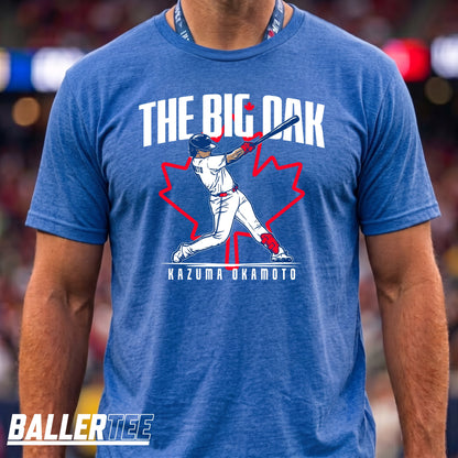 The Big Oak Kazuma Okamoto Toronto Baseball Graphic T-Shirt