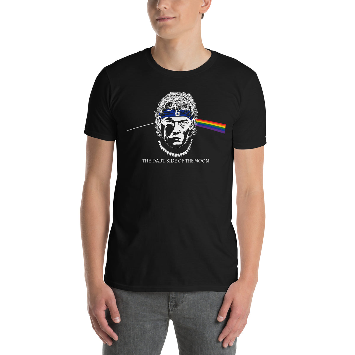 New York Football Dark Side of the Moon graphic t-shirt in black