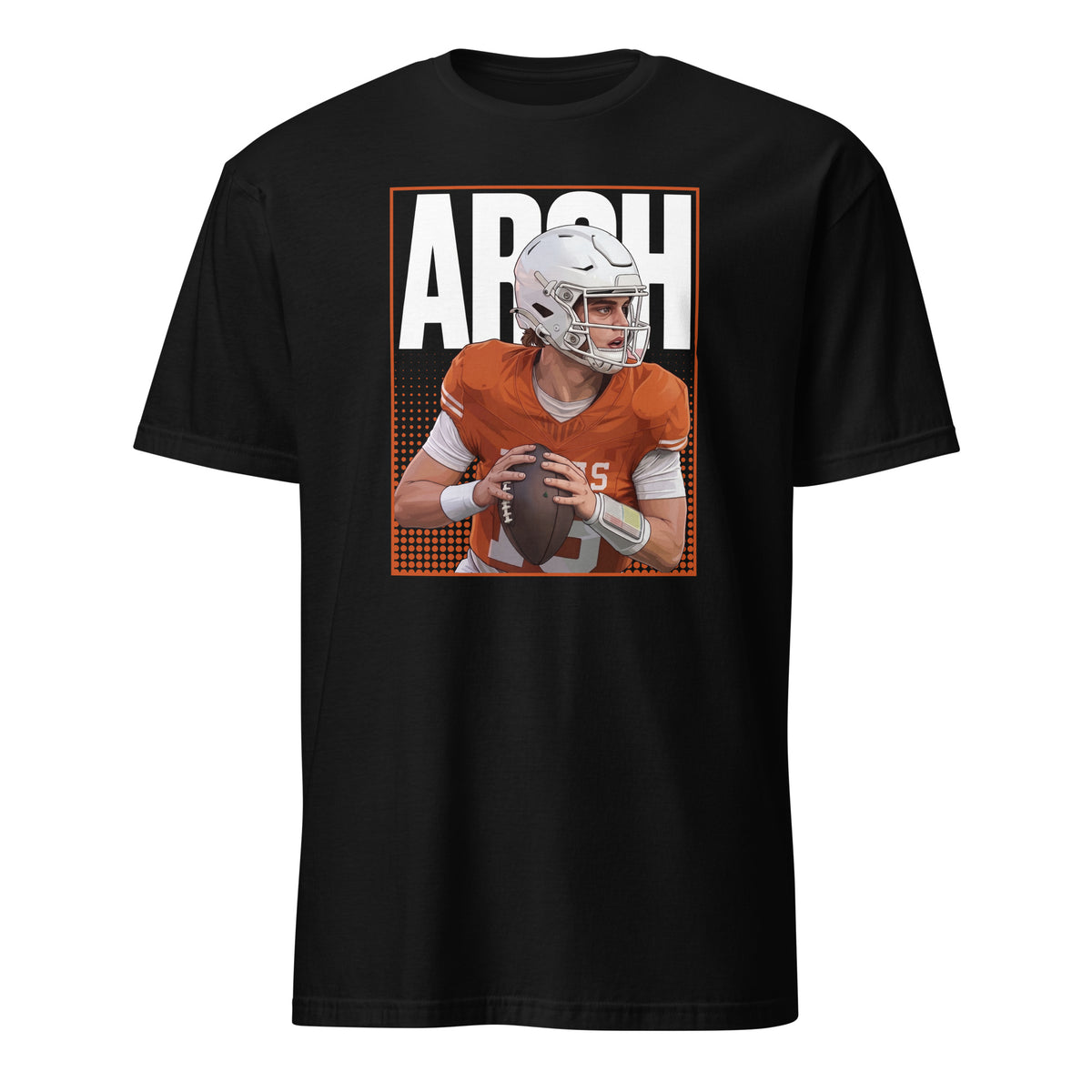 Texas Football Arch Manning Art Graphic T-Shirt – Arch Manning Fan Tee
