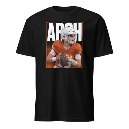 Texas Football Arch Manning Art Graphic T-Shirt – Arch Manning Fan Tee
