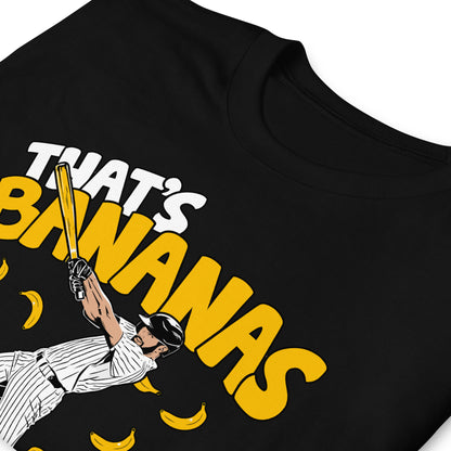Tristan Peters That's Bananas Chicago White Sox baseball unisex black t-shirt by BallerTee