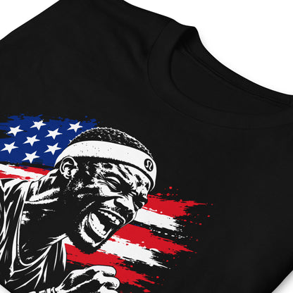 Frances Tiafoe Big Foe graphic unisex t-shirt in black by Ball