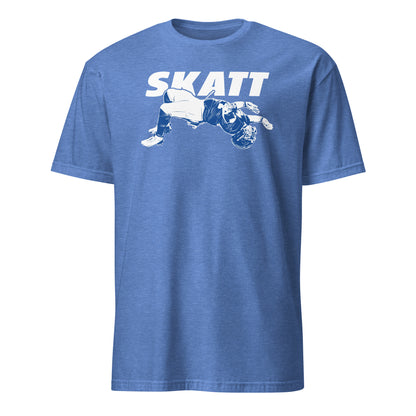 Cam Skattebo New York Giants SKATT Flip T-Shirt – Heather Royal colorway, BallerTee