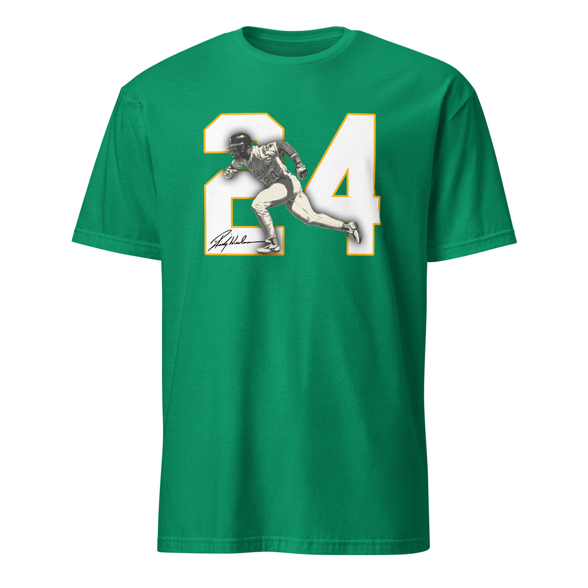 Rickey Henderson #24 Oakland Athletics Baseball Graphic T-Shirt