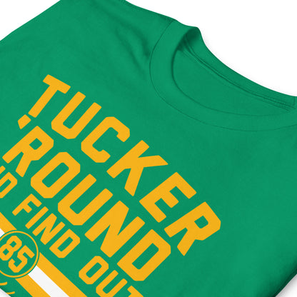 Tucker Kraft Green Bay Packers graphic t-shirt in kelly green, unisex fit