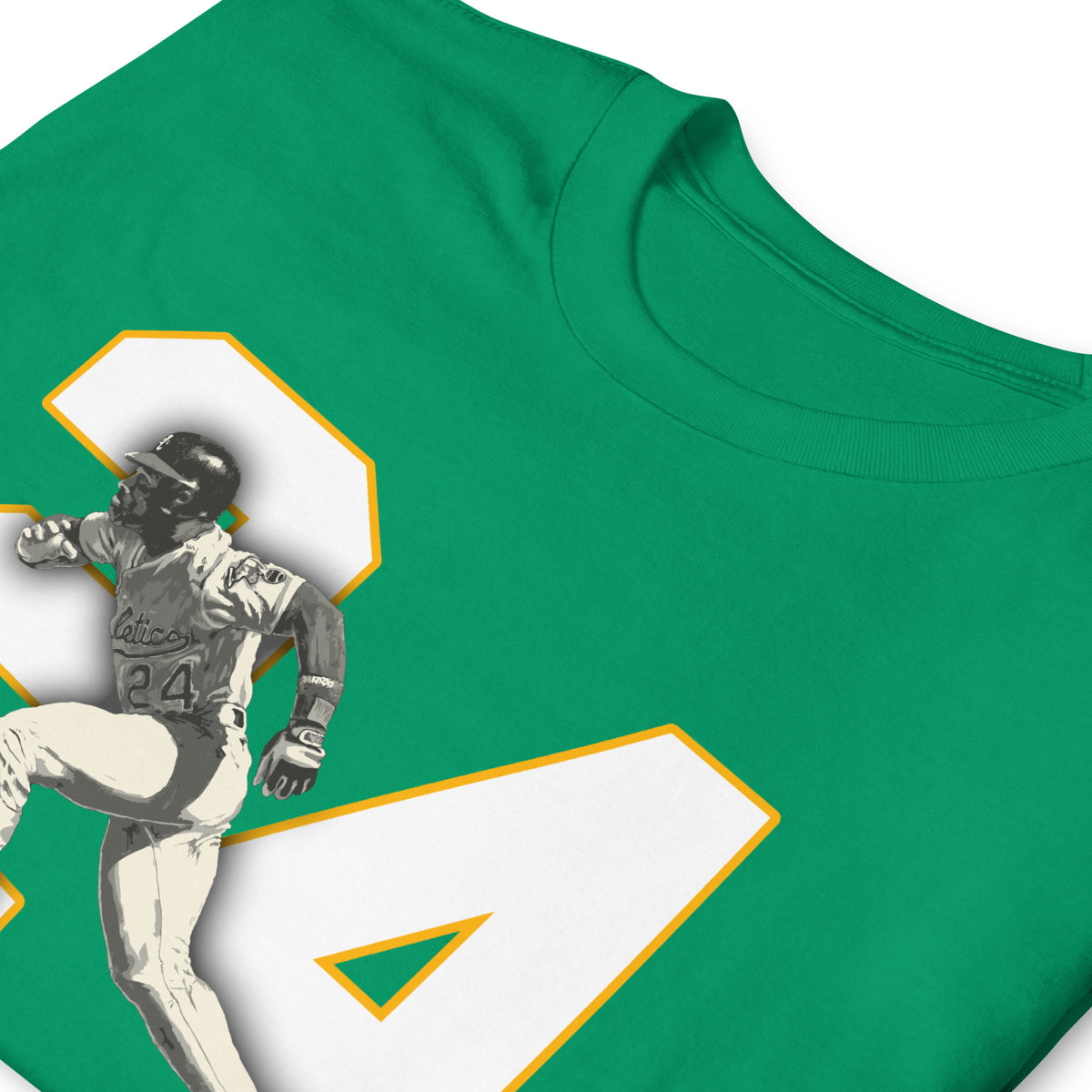Rickey Henderson #24 Oakland Athletics Baseball Graphic T-Shirt