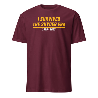 I Survived The Snyder Era Washington Commanders T-Shirt – BallerTee