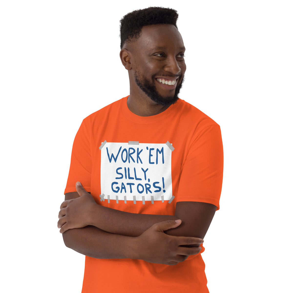 Work ’Em Silly Florida Gators football sign T-shirt for game-day fans