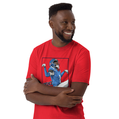Deuce On The Loose Ole Miss Football T-Shirt for Deuce Alexander fans, product mockup
