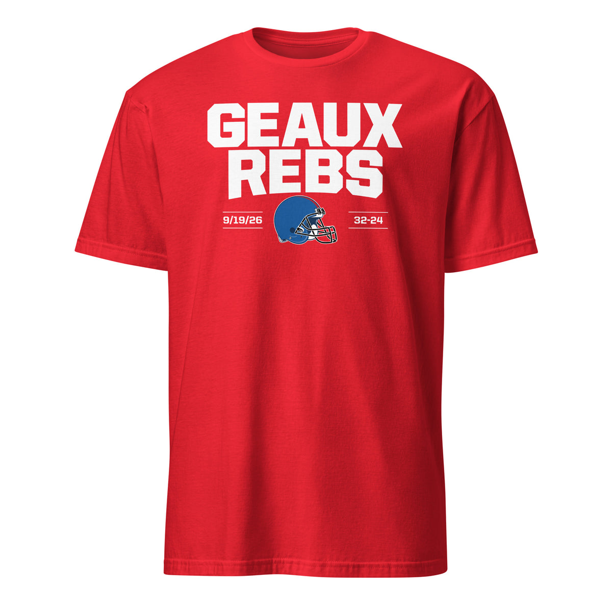 Ole Miss Football Geaux Rebs graphic T-shirt for Rebels fans