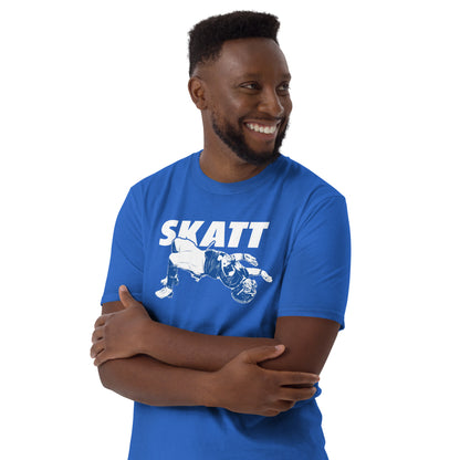 Cam Skattebo New York Giants SKATT Flip T-Shirt – Royal colorway, BallerTee