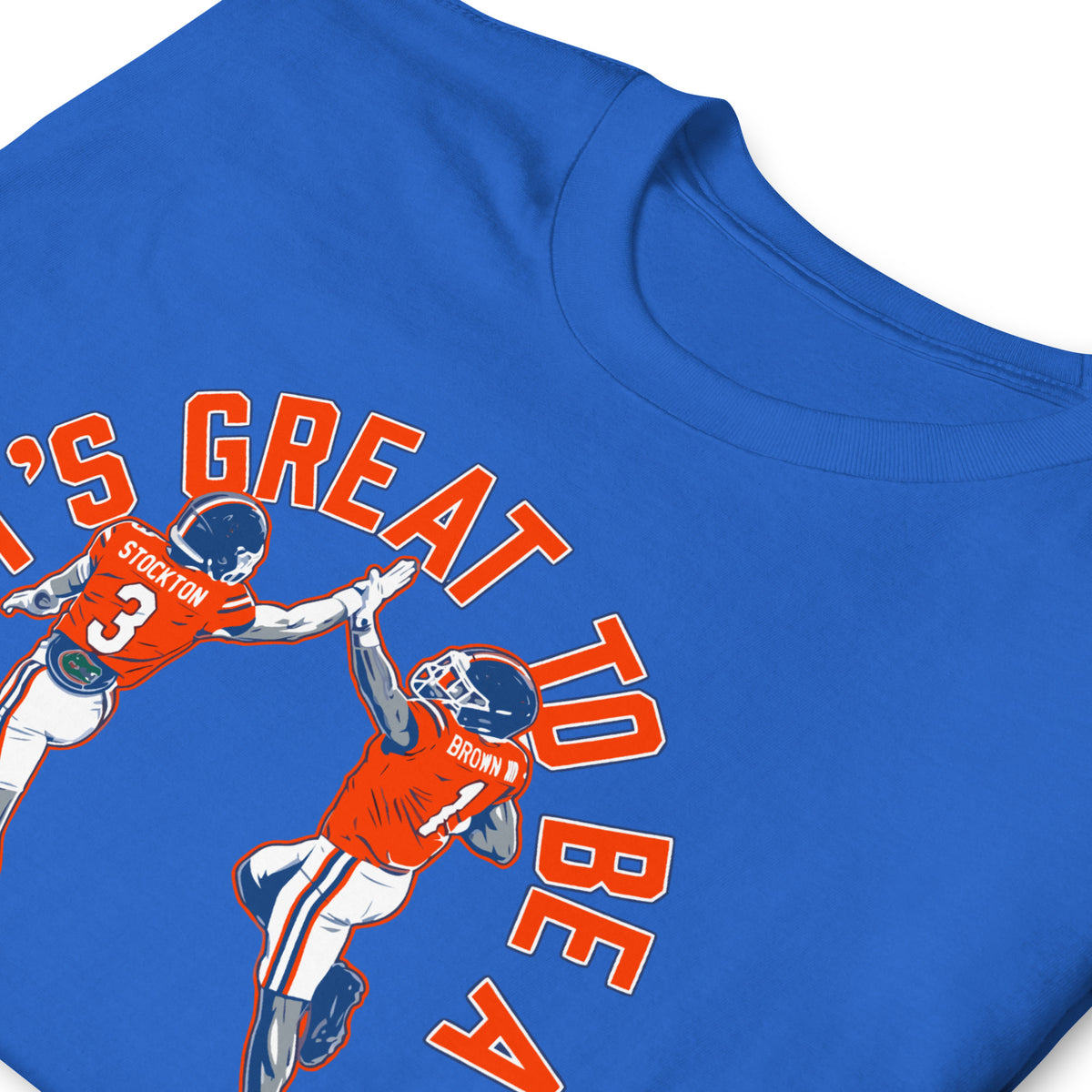 Florida Gators “It’s Great to Be a Gator” T-shirt featuring Vernell Brown and Bailey Stockton
