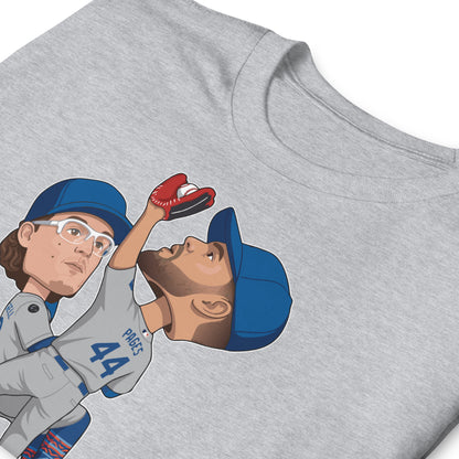 Andy Pages Kiké Hernández The Catch Bobblehead Los Angeles Dodgers Baseball T-Shirt